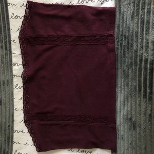 Burgundy Tube Top
